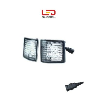 2PCS Par36 Trapezpoid 30W LED Work Light Sealed Beam Bulb For Massey Ferguson John Deere Tractor 3786668m93 Farming Tractor Affroad Light 12v