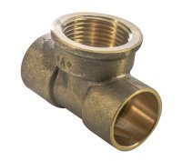 22mm x 22mm x 3/4" Fi Tee End Feed