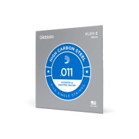 Daddario Single Plain Steel String for Electric / Steel Guitar 011-5 *5 Pack*