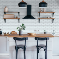 GROSFLEX 3D METRO WHITE TILE 2.6M X 375MM 3PK