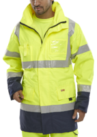 BD109 Breathable Hi Visibility Two Tone Traffic Jacket EN471