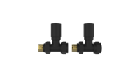 SORENTO   BLACK STRAIGHT  RADIATOR  VALVES