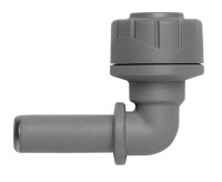 POLYPLUMB GREY PB1022 22mm SPIGOT ELBOW