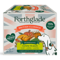 Forthglade British Classics Grain Free Chicken Lamb Turkey Variety Pack 12x395g