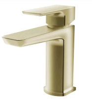 Swansea Mono Basin Mixer-Brass