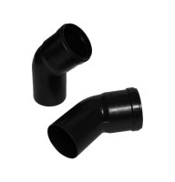 Baxi Multifit Plume Displacement Kit Flue Bends Pair Black 720648601