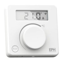 EPH RF Room Thermostat with boost button RFR