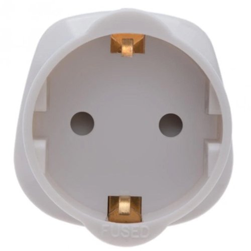 13A European Plug Adaptor - White | 978652 3
