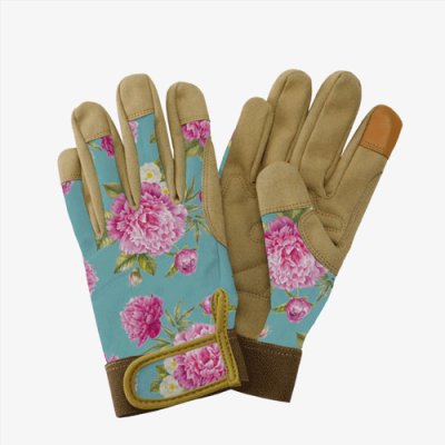 Aqua Peony Premium Comfort Gloves