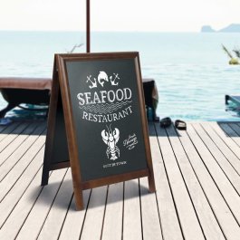 Securit Deluxe Chalk A-Board