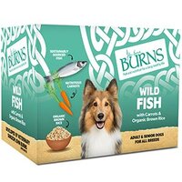 Burns Tray Adult Dog - Wild Fish 395g x 8