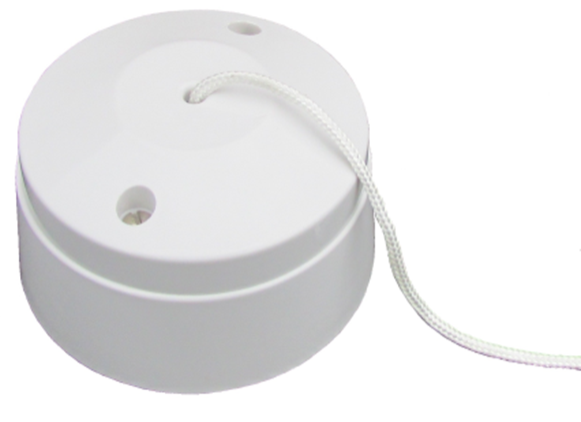 Sline 10A 2W Pullcord Switch White SL321