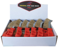 Vires Red Handle Scratch Brush