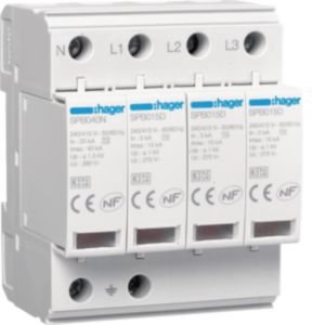 Hager 4P Surge Protection Device SPB415D