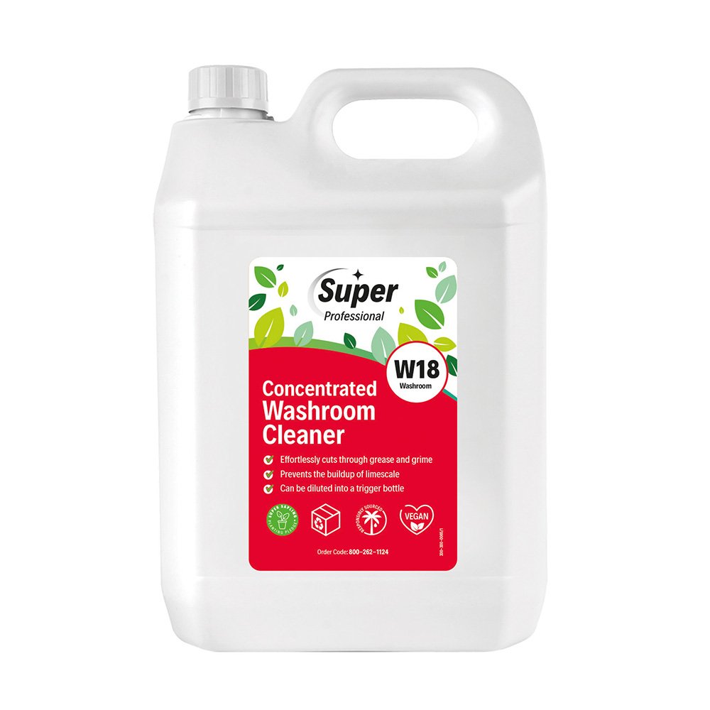 SUPER PROFESSIONAL W18 CONCENTRATED WASHROOM CLEANER