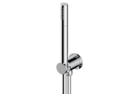 RAK SINGLE FUNCTION SHOWER KIT IN CHROME (INCLUDING INTEGRAL WALL OUTLET)