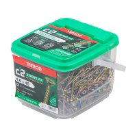 Timco C2 Strong-Fix Premium Pozi Screws 4x40mm Tub 1200