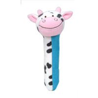 Cow Squeakaboo toy for babies