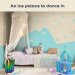 Kids Bedroom painted in Dulux Easycare Frozen Ice Braid