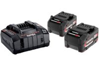 Metabo Basic Set 18V 3 x 5.2Ah LiPower Battery and ASC55 Charger