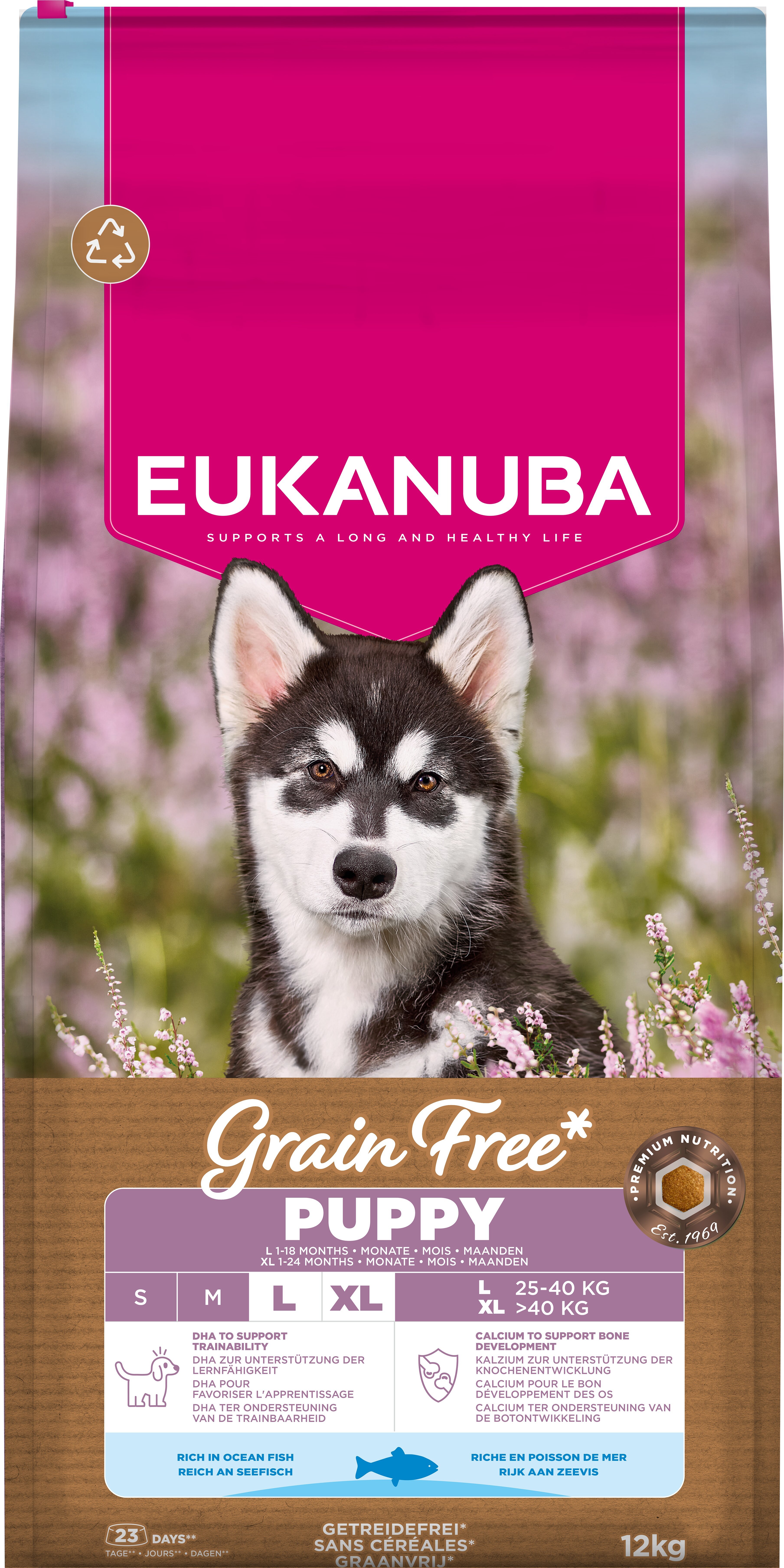 Eukanuba Puppy Grain Free Ocean Fish Large / XL 12kg