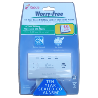 Kidde CO Detector, Battery Operated (sealed lithium - 10 yr life)