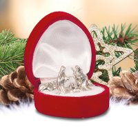 Miniature Nativity Set/5 Figures in Display Box   (89024)