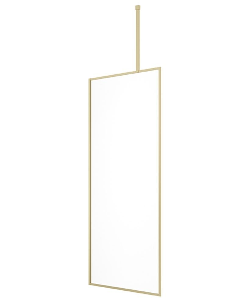 MIRAGE 1200MM BRUSHED GOLD FRAME WITH CLEAR GLASS