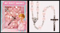 Glass Rosary/My First Rosary/Girl   (6109)