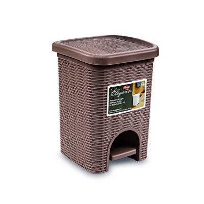 Elegance 20L Bathroom Bin - Brown