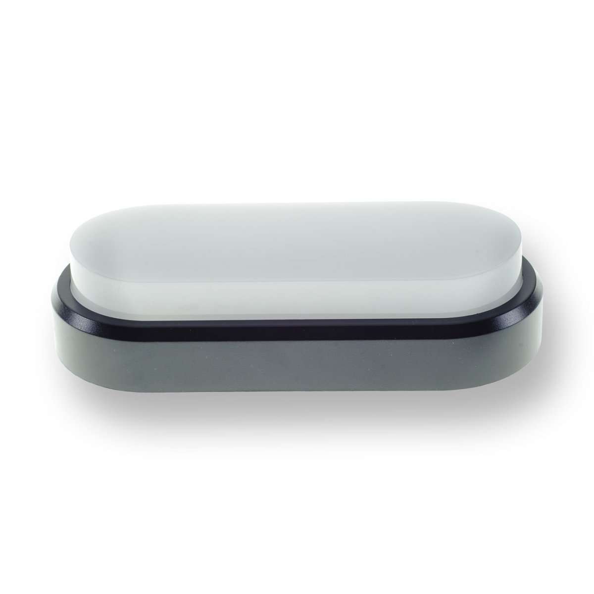 Source 9W/12W/18W IP65 CCT Oval LED Bulkhead White/Black Bezels