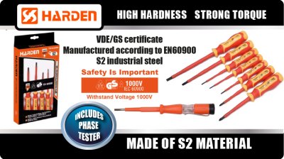Harden 1000V Screwdriver Set