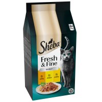 Sheba Cat Pouch Fresh & Fine Poultry Collection in Jelly 50g 6pk x 8