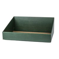 BOX TRAY LARGE HIGH BACK 400X320X150mm DARK GREEN