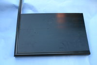 Fascia Box End Black Right Hand Ogee 600 x 350mm