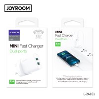 JOYROOM 10.5W 2 X USB DUAL PORT SMART CHARGER