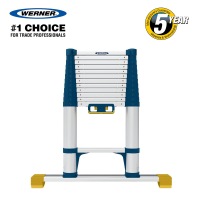 Werner Telescopic Soft Close Extension Ladder, 3.8m
