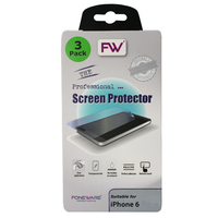 3-Pack Screen Protector for iPhone 6