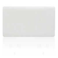 TRENDI DOUBLE BLANK PLATE WHITE