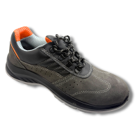 Bodytech  Los Angeles Grey Suede Leather Laced Safety Trainer,  S1P SRC