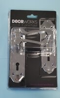 DW Beaumont Door Handles Chrome