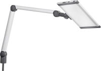 Reitel LED Mini Workstation Light articulated arm for table attachment