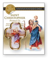 Car Plaque-Christopher/Singly Carded   (72140)