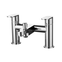 Tucker French Tulla Bath Shower Mixer Tap + Kit (Two Taphole)