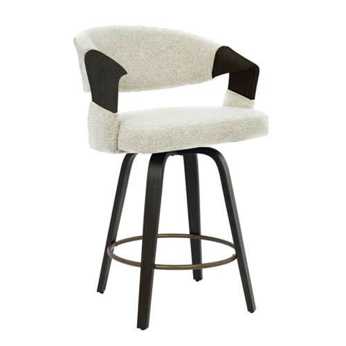Dawson Kitchen Island Chair - Smoked Oak 