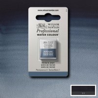 Winsor & Newton - Half Pan Paynes Grey - Prof Water Colour - Series 1