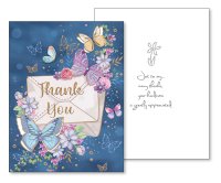 Card/Thank You - 3 Dimensional   (22527)