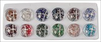 Glass Rosary Round Bead/Display Pack (12in)   (60783)