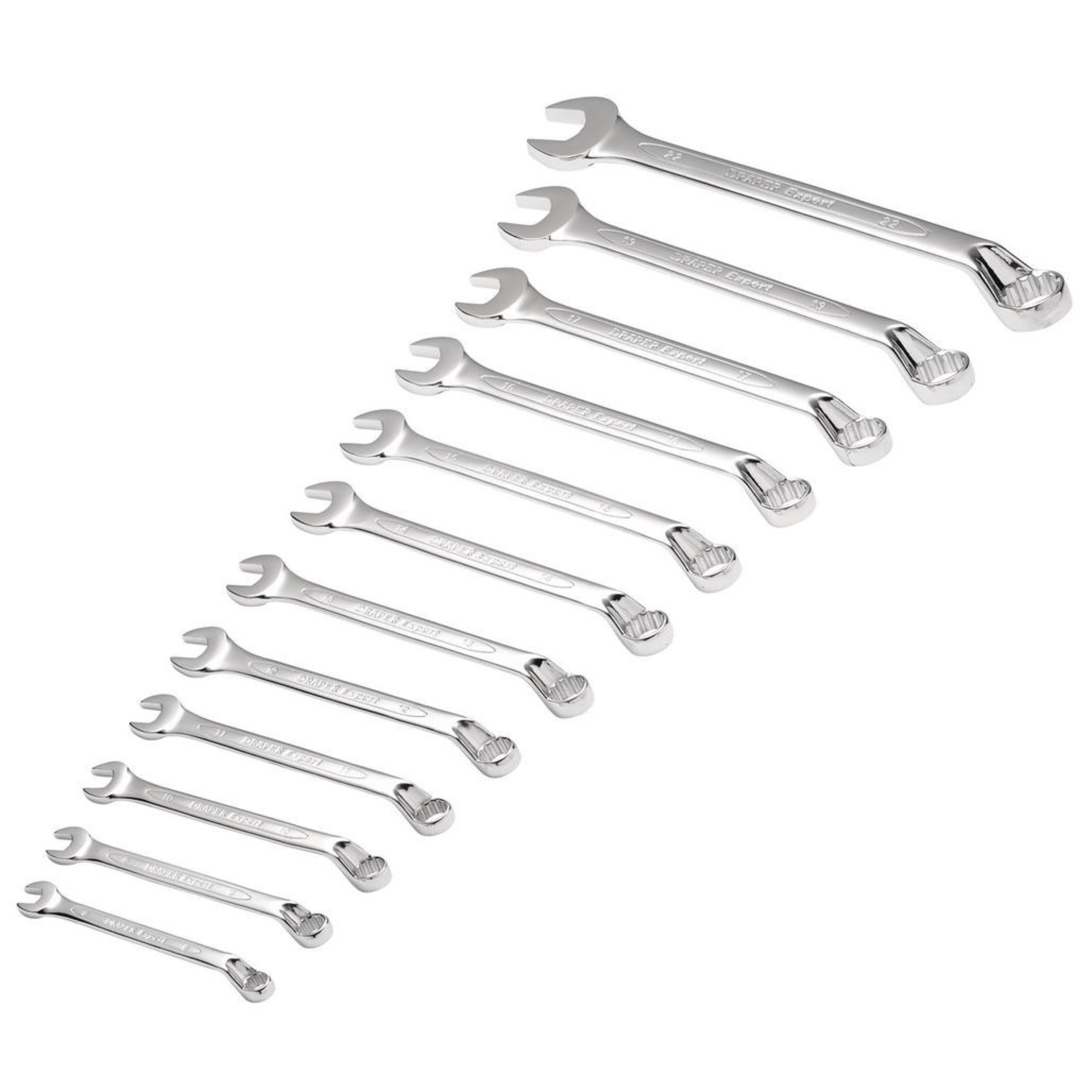 Draper Expert HI-TORQ&reg; Metric Combination Spanner Set, 8 - 22mm