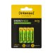 Four-pack of Intenso Energy Eco AA NiMH batteries with 2600 mAh rating